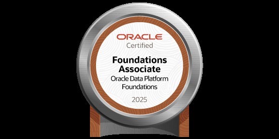 Oracle Data Platform Foundations Associate badge