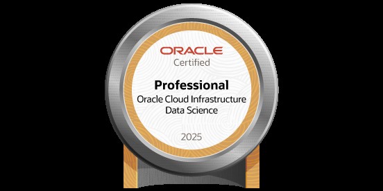 Oracle Cloud Infrastructure Data Science Professional badge